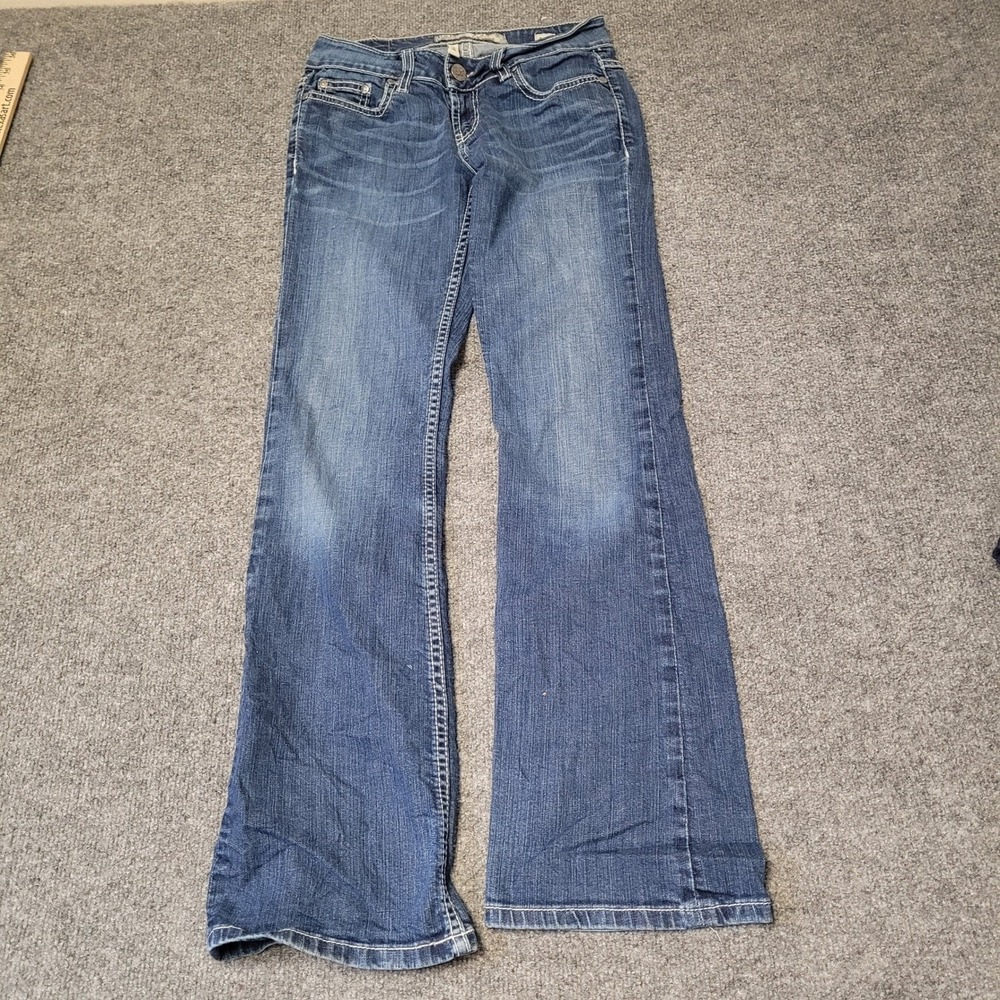 BKE Jeans Womens Size 26R Blue Culture Bootcut Contrast Stitch Denim 95542